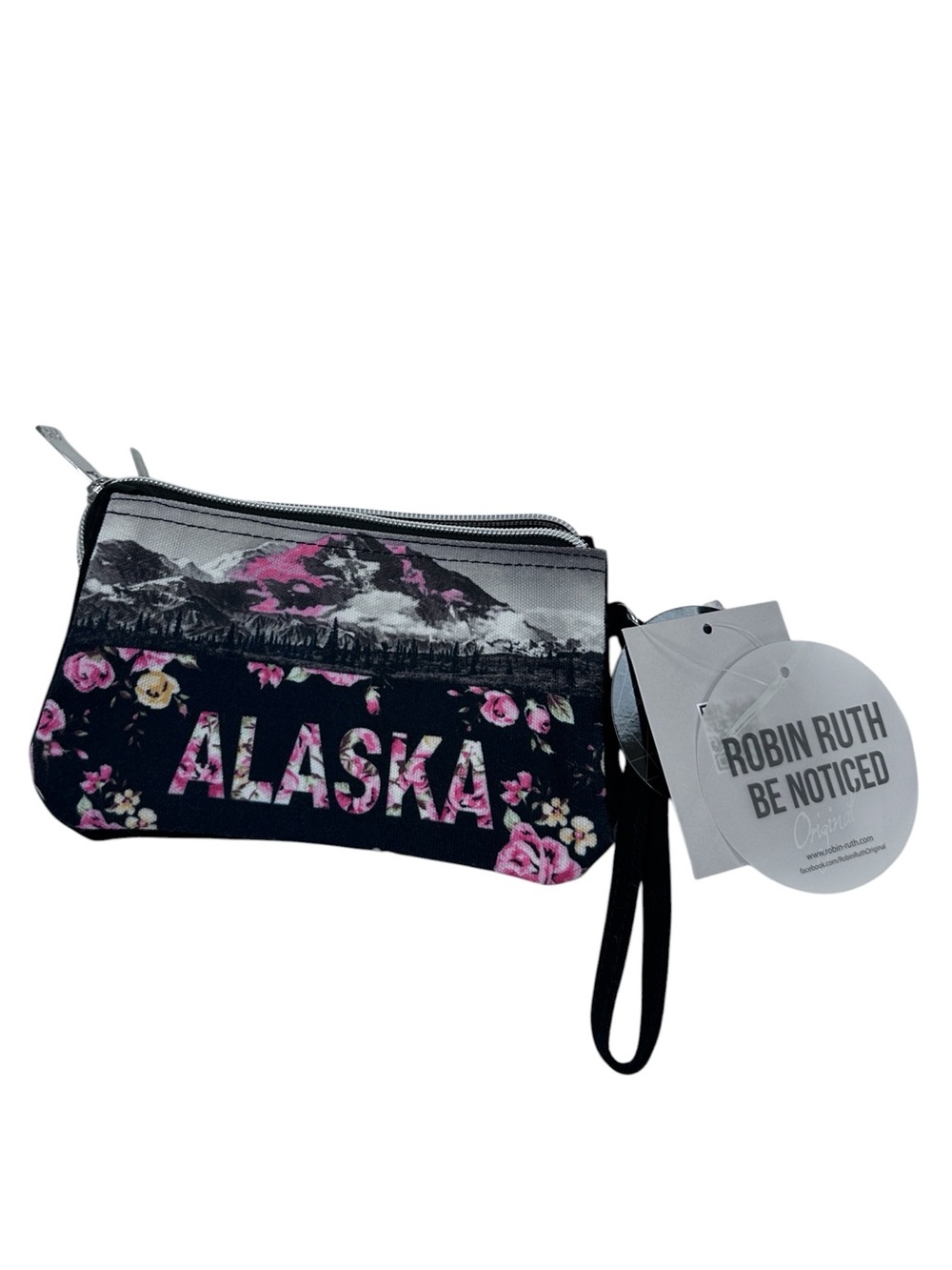 Robin Ruth Alaska Floral Wristlet Wallet Pouch NWT